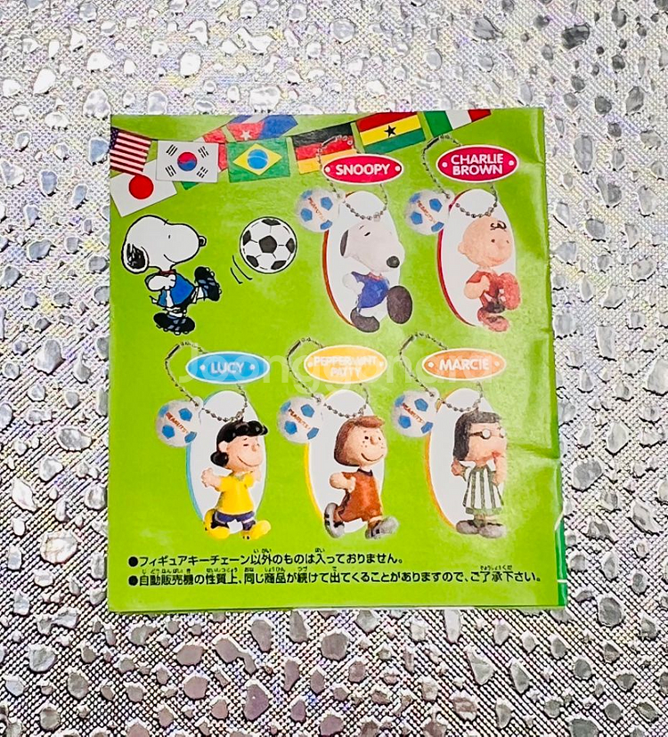 [개봉] 스누피 축구 월드컵 피규어 키체인 전 5종--2