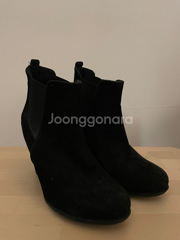 터키 튀르키예산 스웨이드 부츠 힐--2