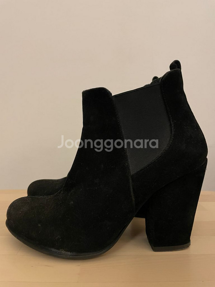 터키 튀르키예산 스웨이드 부츠 힐--1