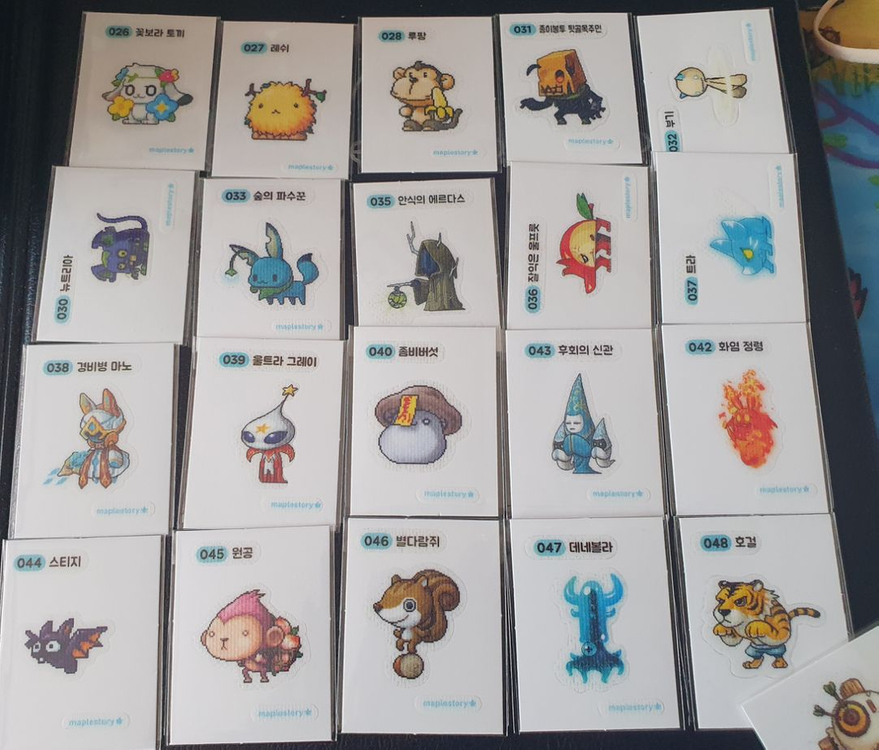 메이플 스토리 시즌2 띠부씰 판매 이미지