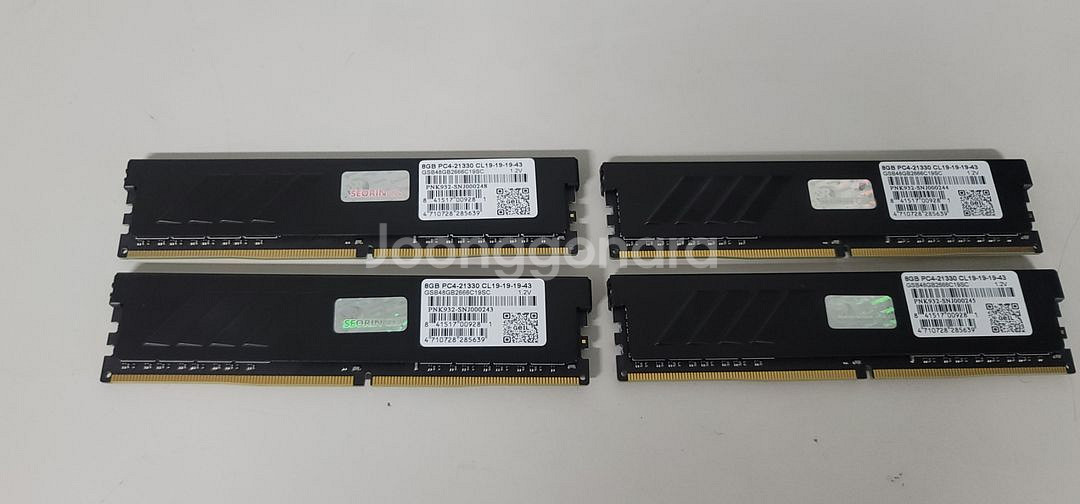 geil ddr4 PC4-21330 8gb 2개 방열판--1