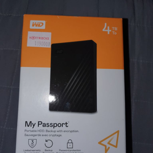 My passport 4Tb 4테라 외장하드