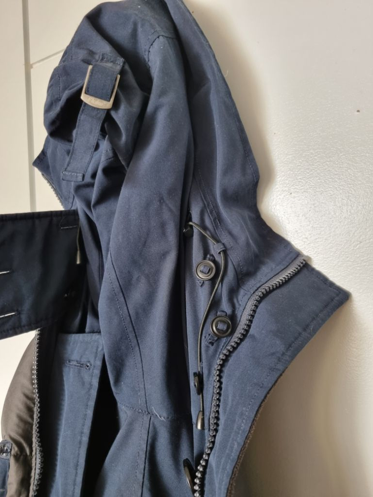 남색 남성후드패딩L--4