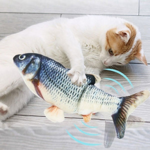 2개/ 움직이는 생선, 고양이 장난감/ LUQ003