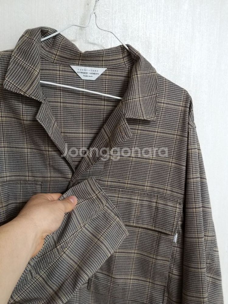 남성 라퍼지스토어 오버핏 셔츠자켓 (오버핏105)--3