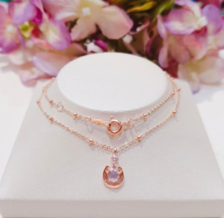 로이드 14k 밀키웨이 위시 목걸이--1