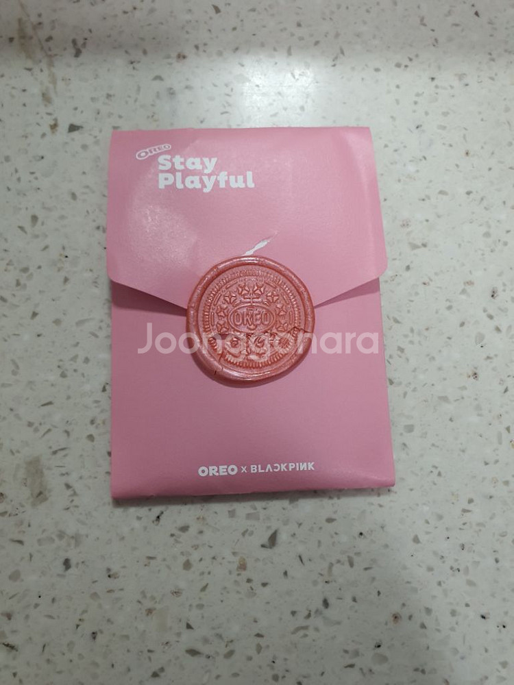 블랙핑크 오레오 포토카드--1
