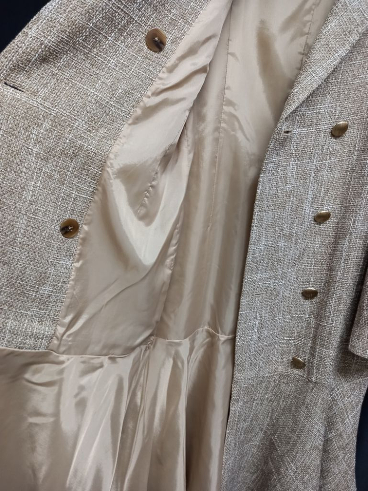 새 JENNY K 트위드 머메이드 맥시롱원피스 66 이미지