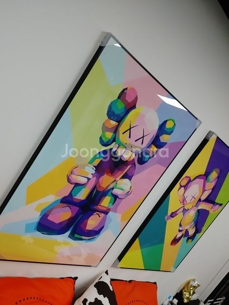 베어브릭 카우스 대형 그림 액자 파규어 인테리어 소품--4