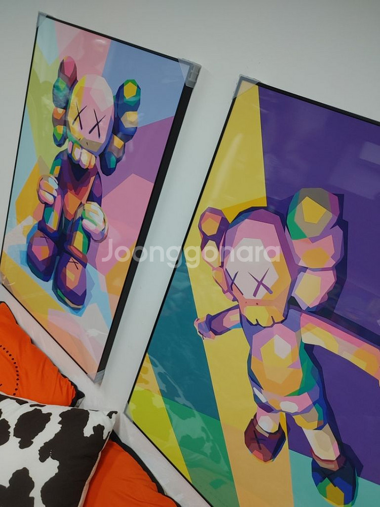 베어브릭 카우스 대형 그림 액자 파규어 인테리어 소품--9