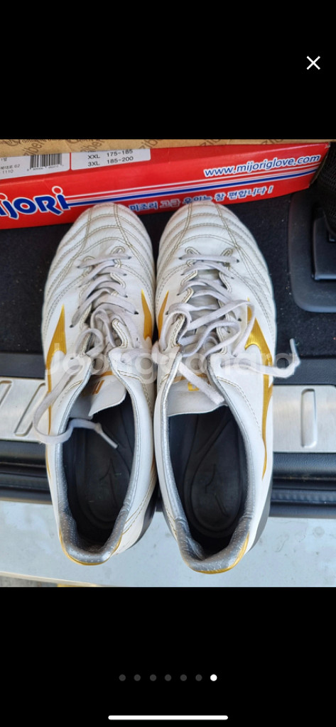 골키퍼장갑(선수용) 미사용.미즈노축구화275--3