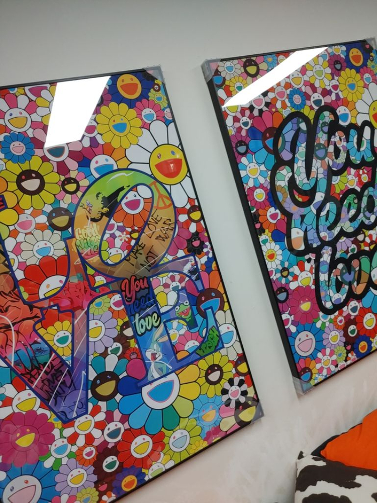 카이카이키키 대형 팝아트 그림 액자 인테리어 소품--7