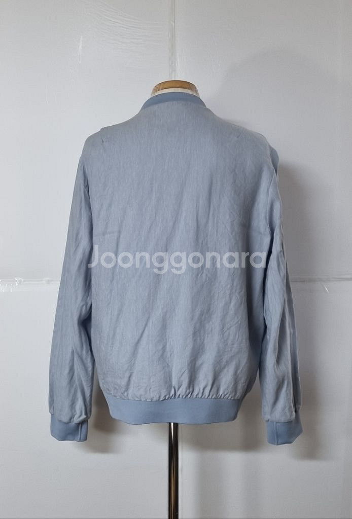 100)코스 COS 린넨 블루종 항공점퍼--2