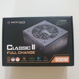 마이크로닉스 600W PC 파워 새상품