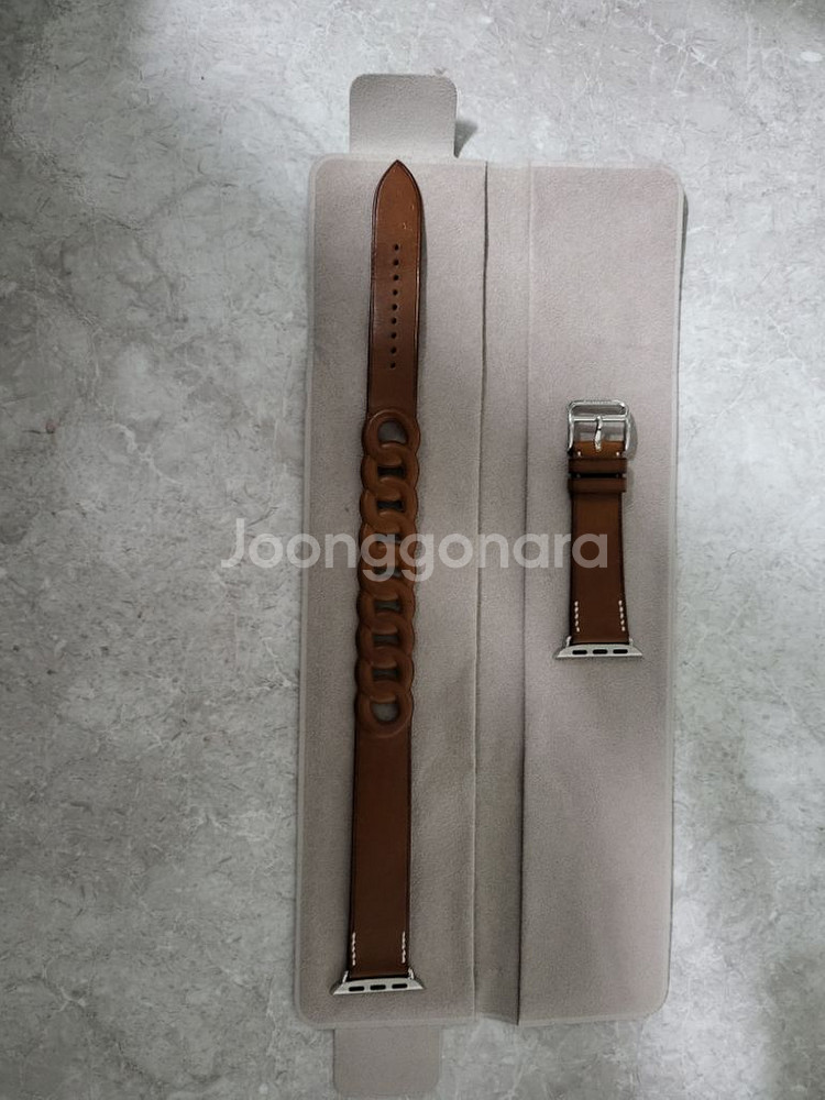 [Hermes] 에르메스 구르멧 애플워치 스트랩 더블--2