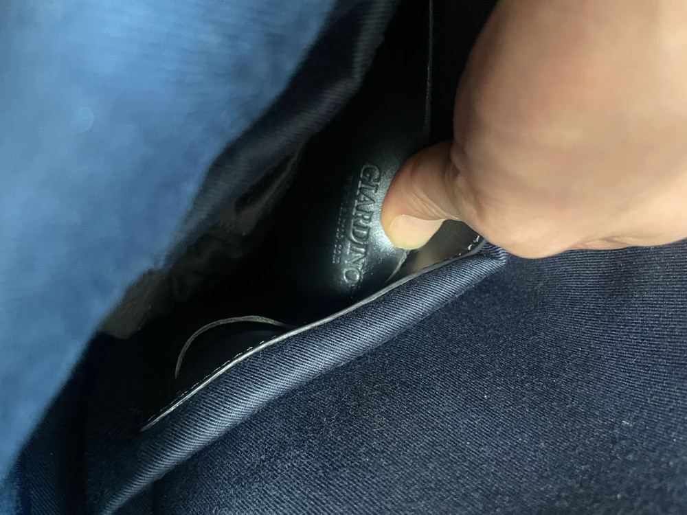 자크뮈스 giardino 양가죽 백팩 가방--7