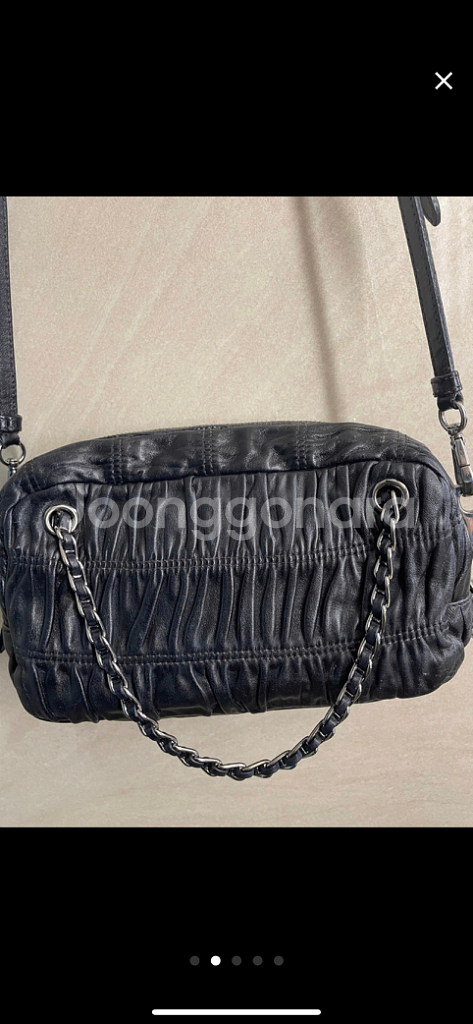 프라다 크로스백 정품--1