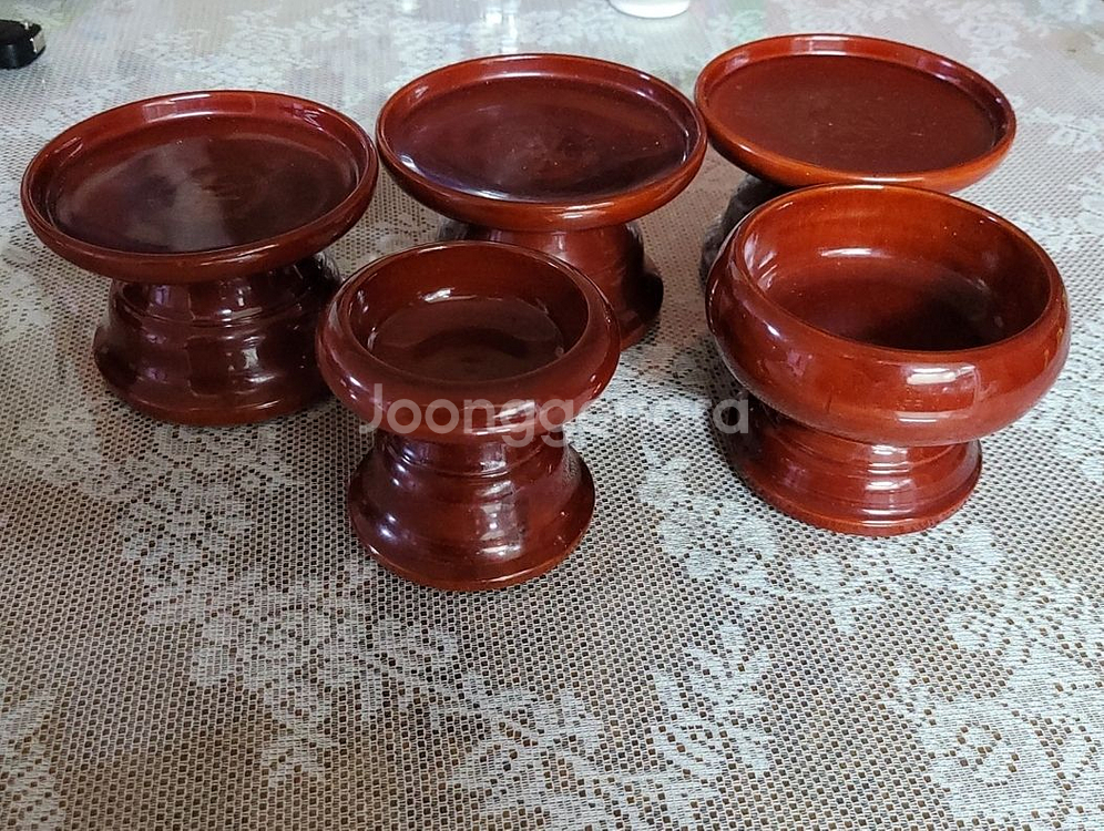 귀요미한 소형 목기.제기~일괄--3