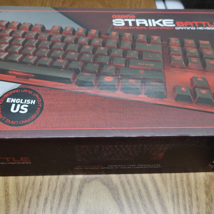 오존 스트라이크 배틀 체리 청축 텐키리스 게이밍 키보드--1