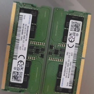 노트북 삼성 DDR5 4800MHZ 8gb 2개 16g