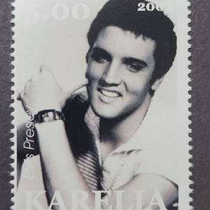 2002년 미국 팝의 전설 엘비스프레즐리 기념 우표