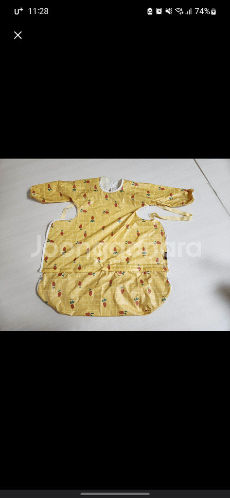 베이비클로 일체형턱받이--0