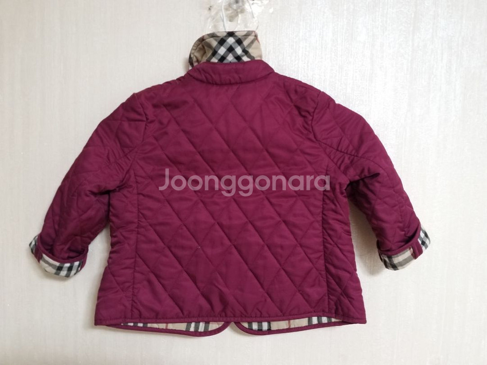 명품 버버리 여아동 봄.가을 누빔자켓 (24-36)--6