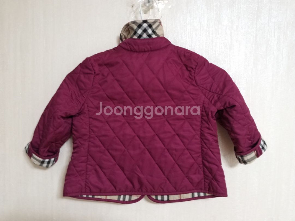 명품 버버리 여아동 봄.가을 누빔자켓 (24-36)--8