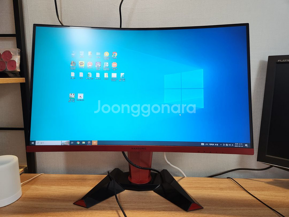 한성 27인치 게이밍모니터 커브드 144hz 1ms--2