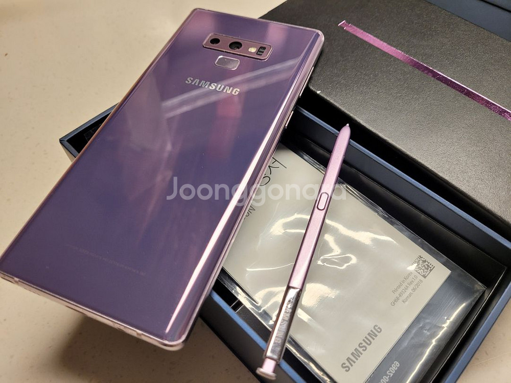 갤럭시노트9 라벤더 128GB (박스포함)--0