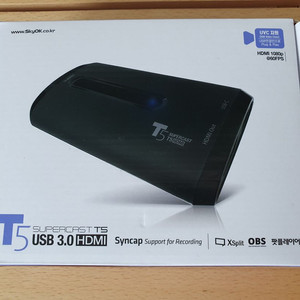 슈퍼캐스트 T5 USB 3.0 HDMI 캡처카드