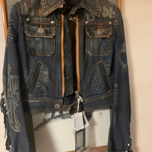 정품. 디스퀘어드 청자켓 새상품