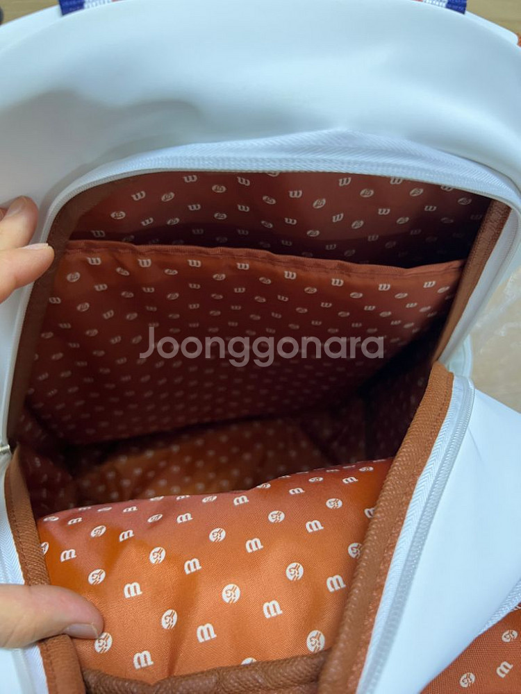 윌슨 롤랑가로스 백팩(품절대란흰색) 미사용--8