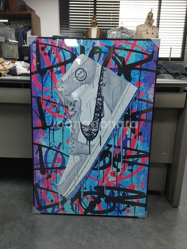 나이키 디올 조던 대형 팝아트 그림 액자 인테리어 소품--3