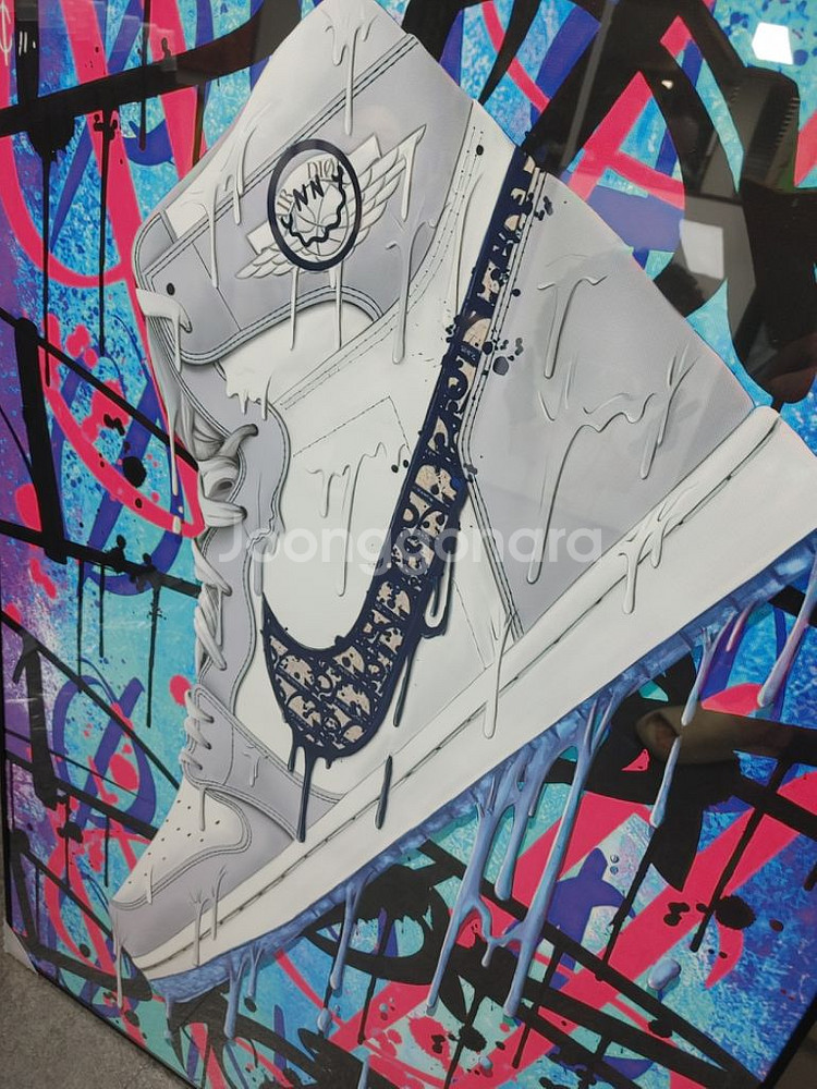 나이키 디올 조던 대형 팝아트 그림 액자 인테리어 소품--4