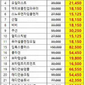 대전 인셀덤화장품 최신정품 전품목 최대 47% 할인!!