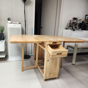 이동식 의자 테이블 식탁 4인용 확장형 접이식 폴딩