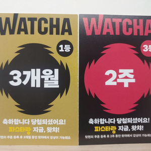 왓챠플레이 3개월권