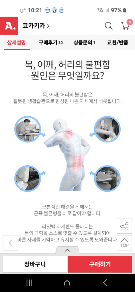 라잇백 자세밴드 풀바디--8