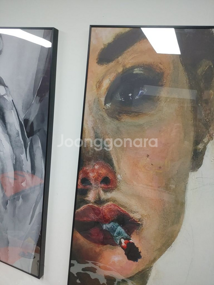 감성 여인 수채화 유화 대형 그림 액자 인테리어 소품--7