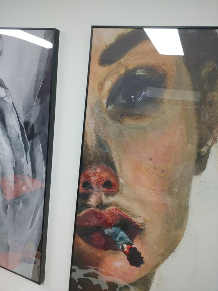 감성 여인 수채화 유화 대형 그림 액자 인테리어 소품 이미지