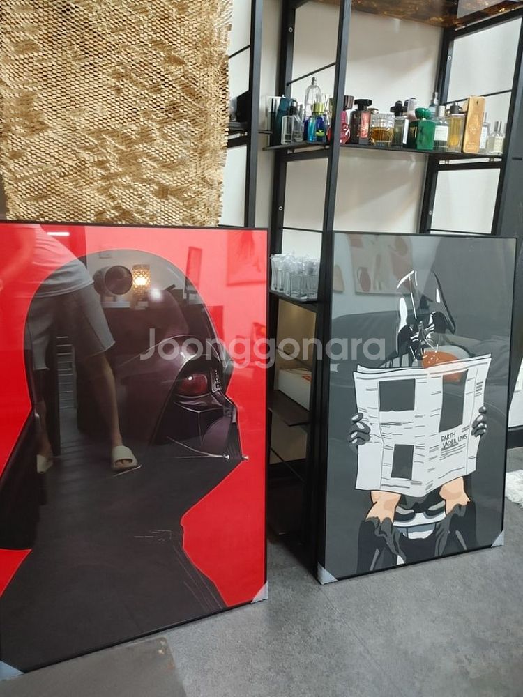 스타워즈 다스베이더 대형 팝아트 그림 액자 럭셔리 소품--7