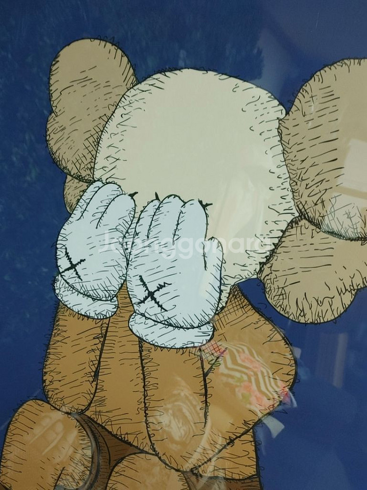 카우스 베어브릭 대형 그림 액자 곰 인테리어 소품--9