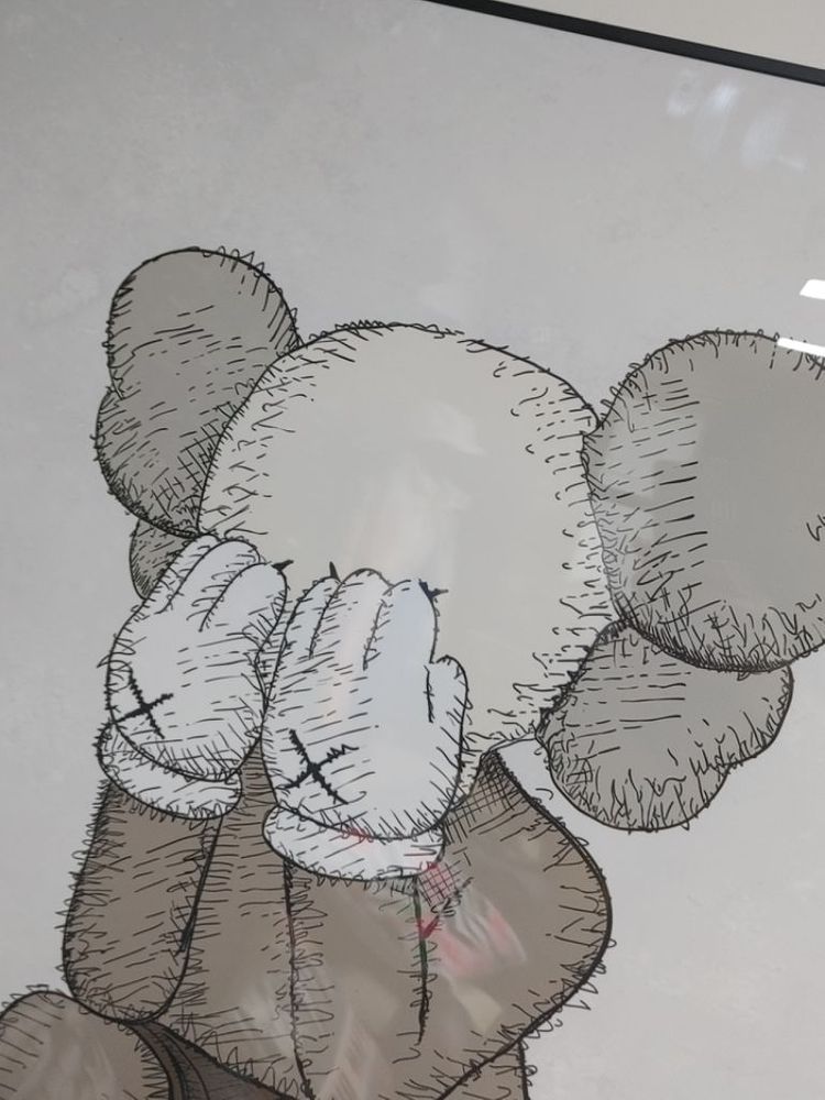 카우스 베어브릭 대형 피규어 그림 액자 인테리어 소품--5