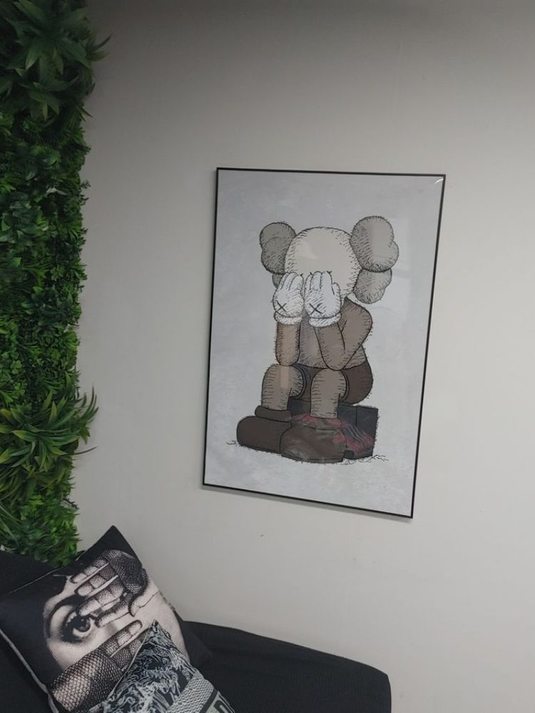 카우스 베어브릭 대형 피규어 그림 액자 인테리어 소품--7