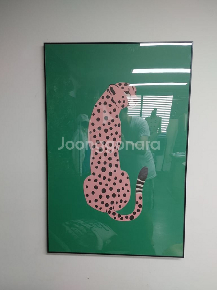 치타 표범 동물 대형 팝아트 그림 액자 인테리어 소품--1