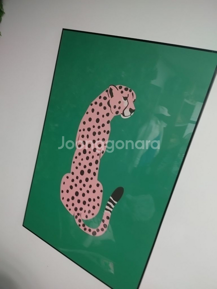 치타 표범 동물 대형 팝아트 그림 액자 인테리어 소품--6