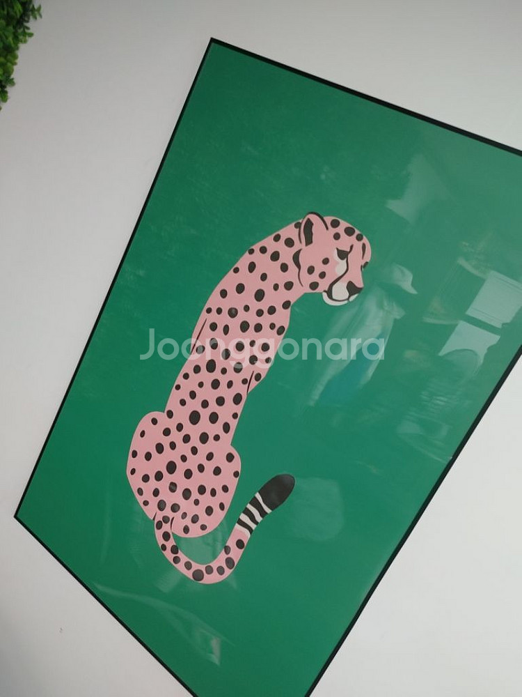 치타 표범 동물 대형 팝아트 그림 액자 인테리어 소품--4