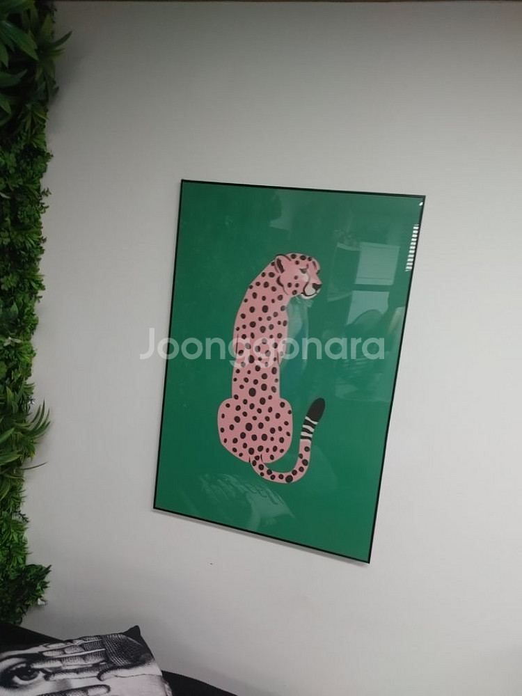 치타 표범 동물 대형 팝아트 그림 액자 인테리어 소품--7