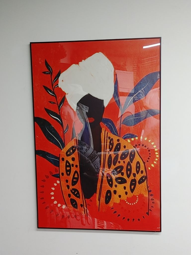 아프리카 풍 럭셔리 여인 대형 그림 액자 인테리어 소품